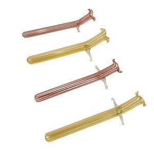 VTG Bimini Austria Hand Blown Glass • Figurine Knife Rest • Mid-Century Accent